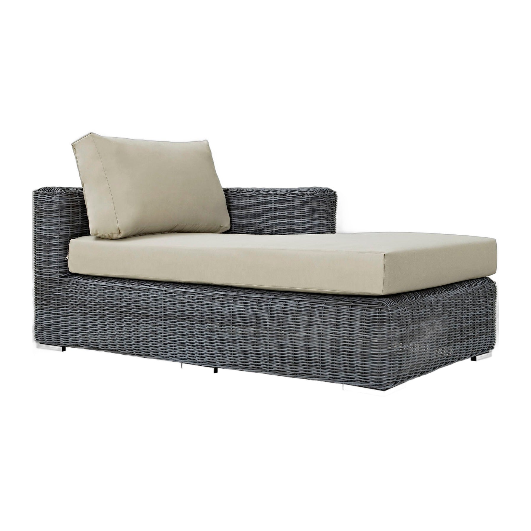 Summon Outdoor Patio Sunbrella® Right Arm Chaise