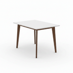 Carlos White Small Dining Table