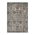Hana Distressed Vintage FloralLattice Area Rug