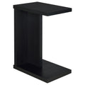 Clower Engineered Wood C-Shaped Sofa Side Table Light Oak