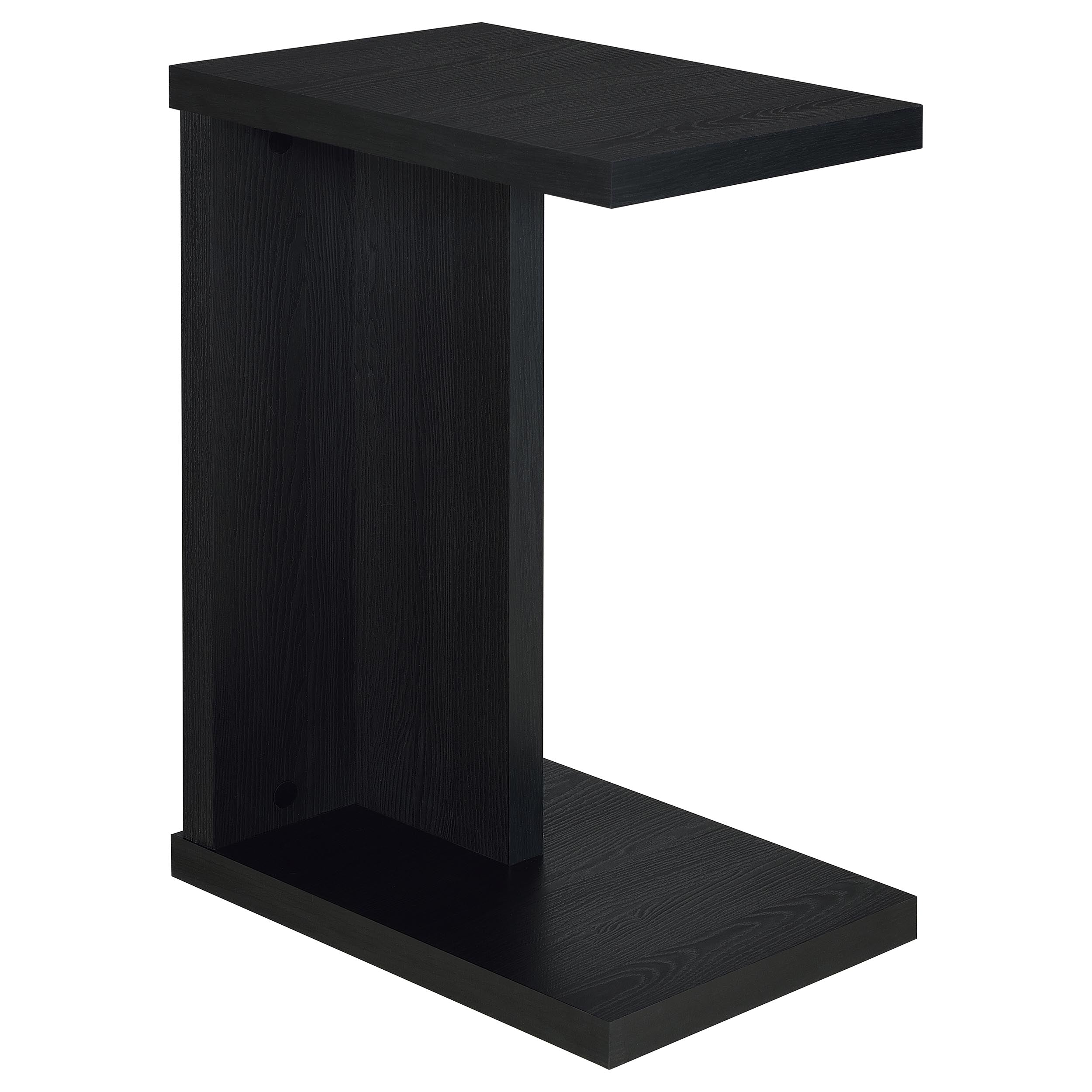 Clower Engineered Wood C-Shaped Sofa Side Table Light Oak