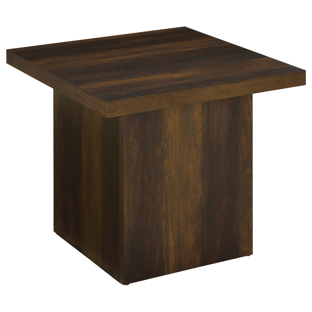 Devar Square Engineered Wood Coffee Table Mango Brown