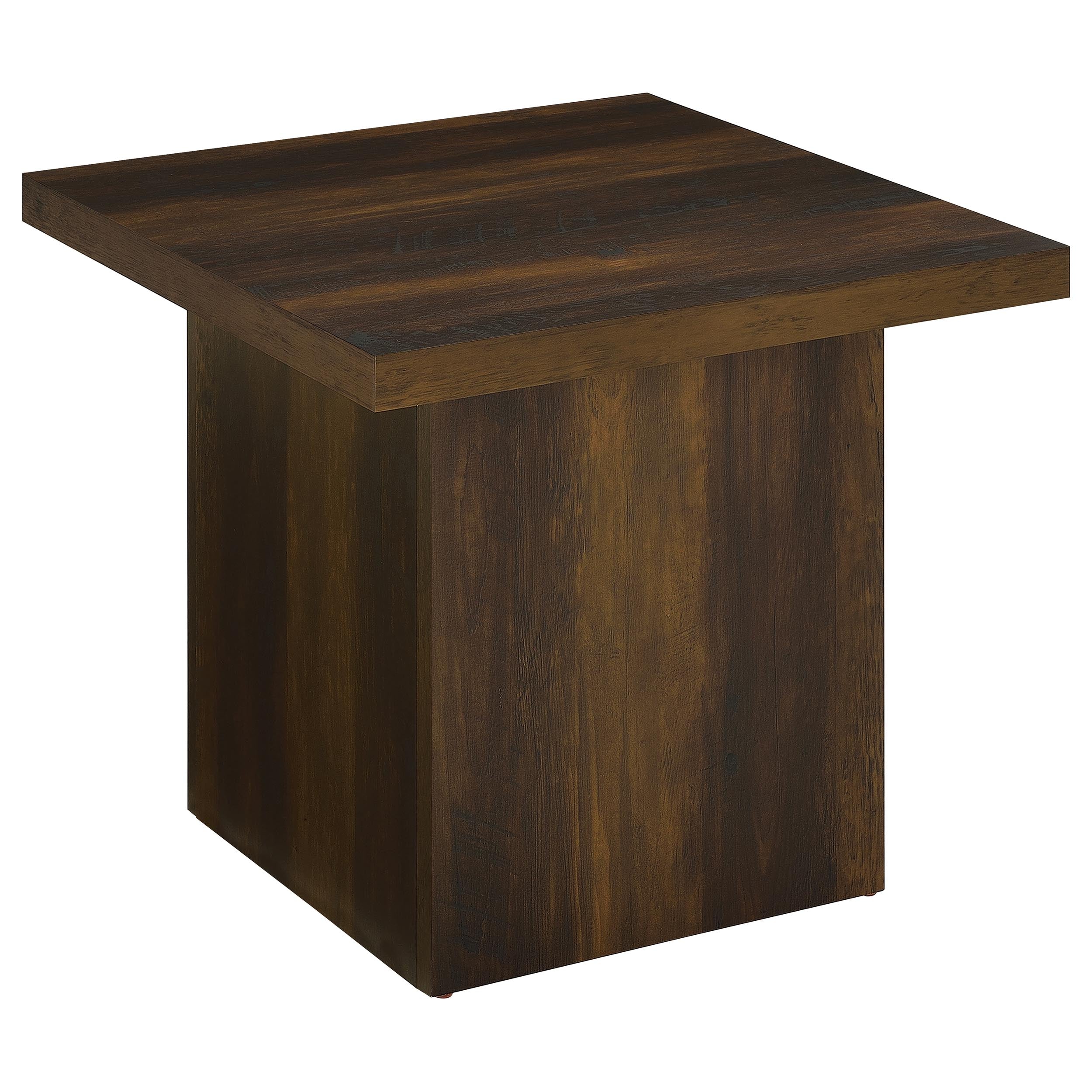 Devar Square Engineered Wood Coffee Table Mango Brown
