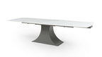 ESF Furniture - 9437 - 5 Piece Dining Table Set in Light Grey - 9437TABLE-1218CHAIRGREY-5SET