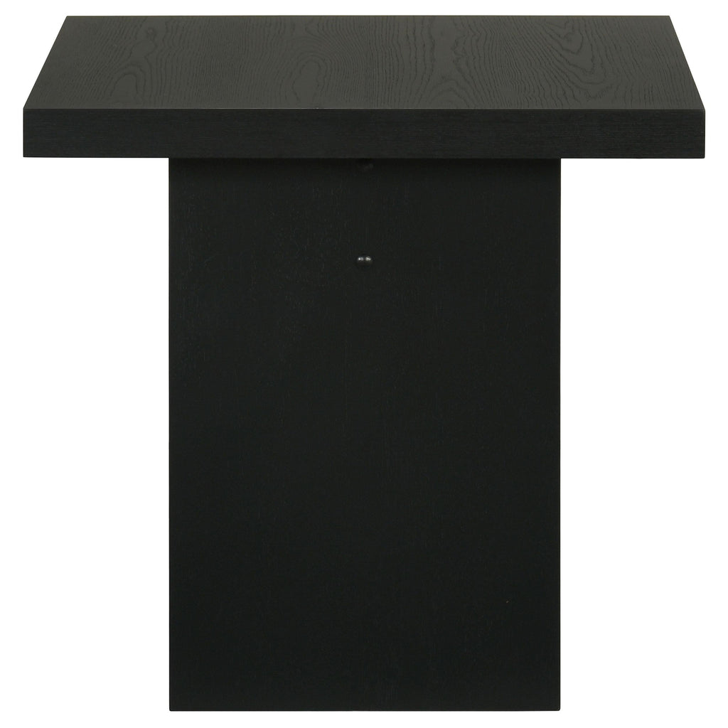 Decker Square Occasional Side End Table Natural Oak