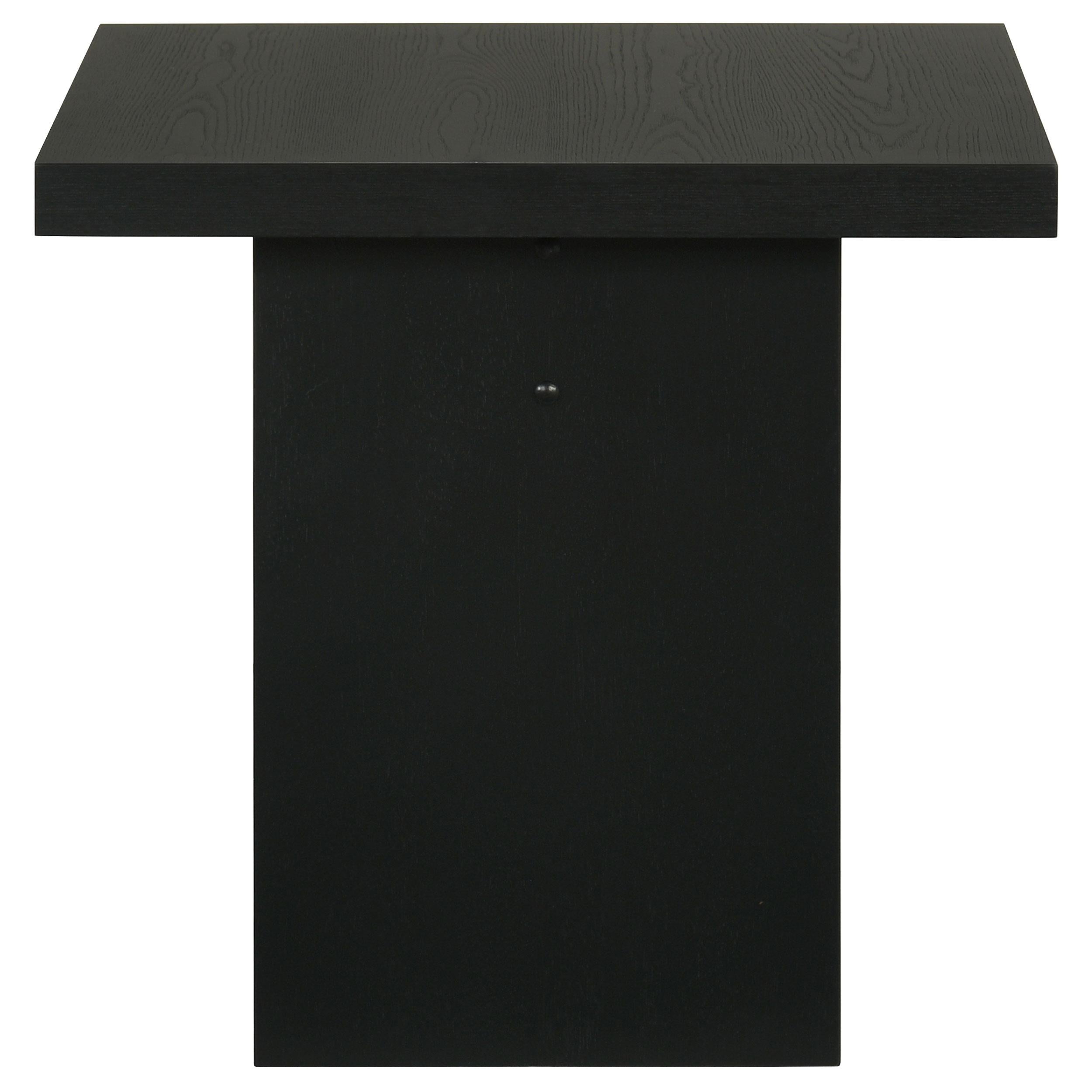 Decker Square Occasional Side End Table Natural Oak