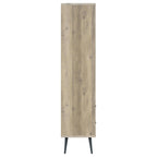 Maeve 70-inch 3-shelf Bookcase with Drawers Distressed Pine