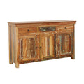 Harper 3-door Solid Reclaimed Wood Accent Cabinet Brown - 950367