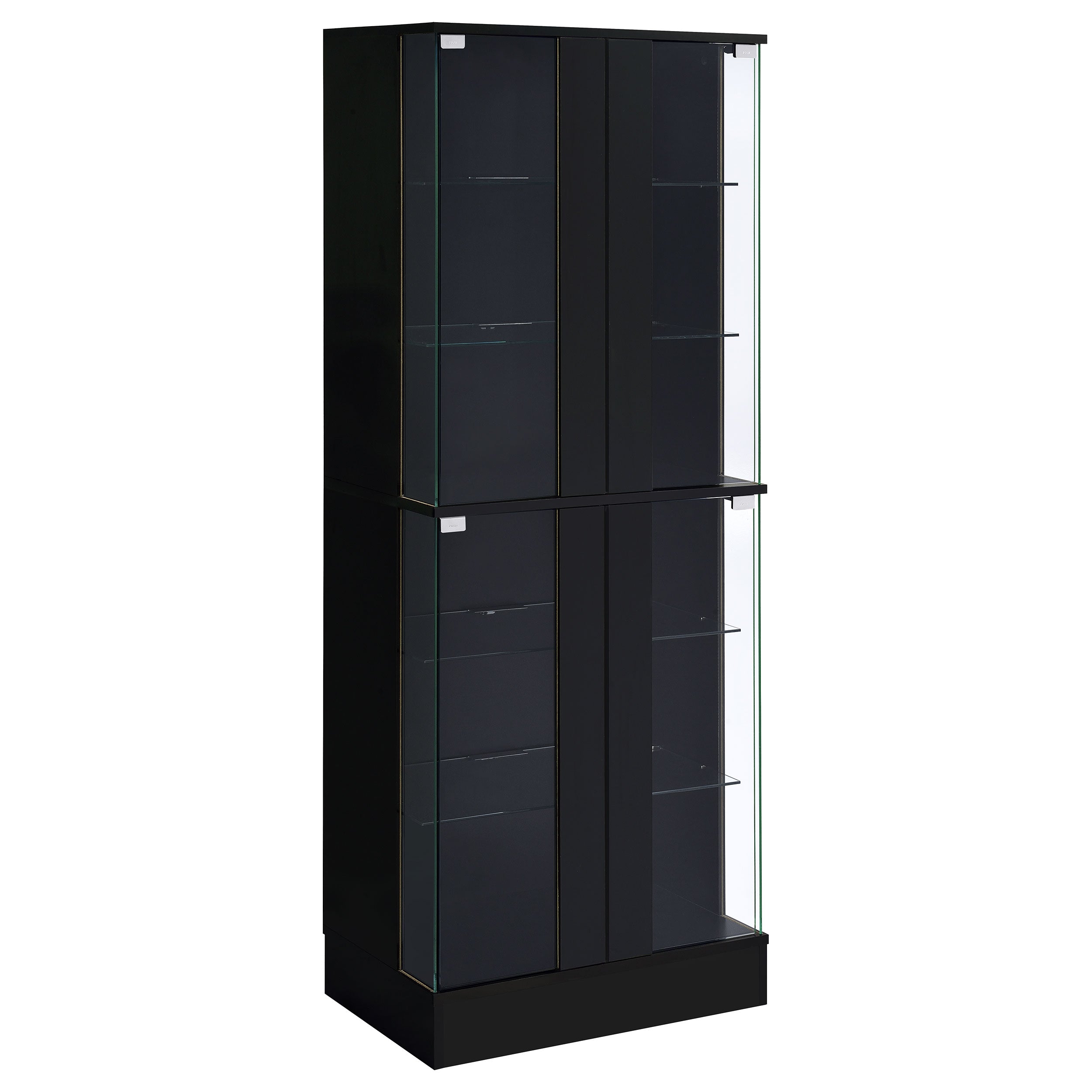 Cabra Black High Gloss Curio Cabinet