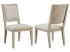 Trofello Cushioned Dining Side Chair White Washed (Set of 2)