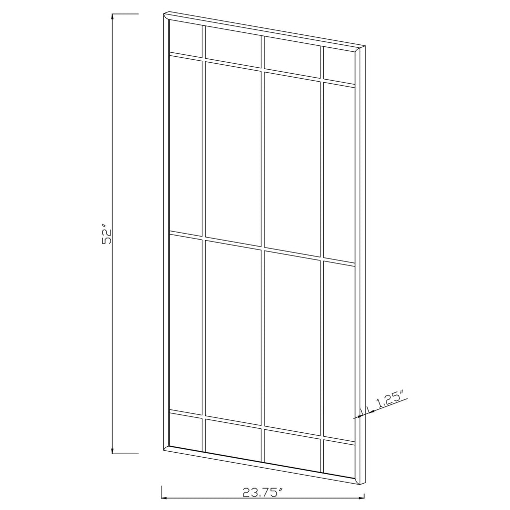Annetta Mirror / Black Floor Mirror
