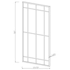 Annetta Mirror / Black Floor Mirror