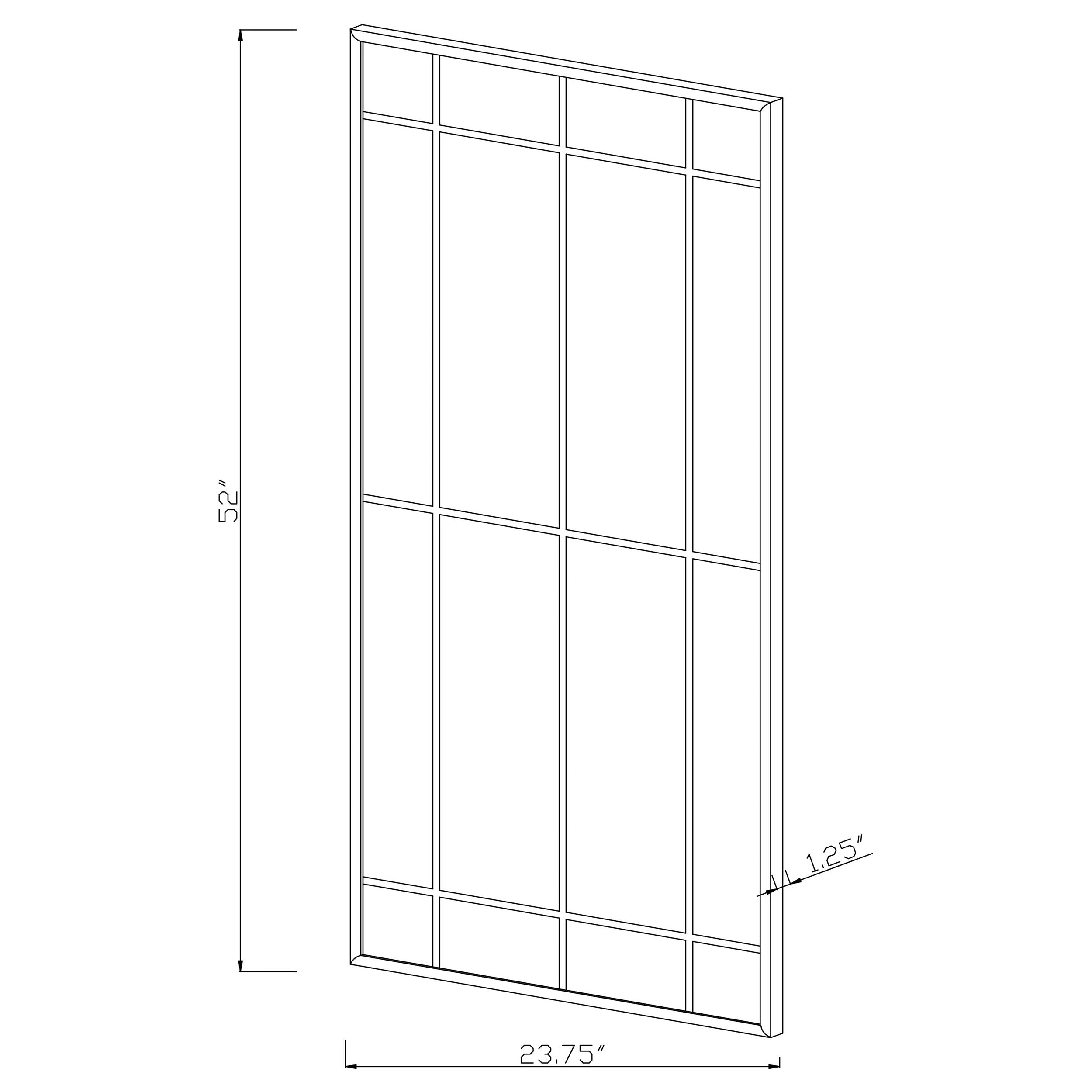 Annetta Mirror / Black Floor Mirror