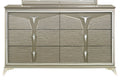 Galaxy Home Samantha Dresser in Silver
