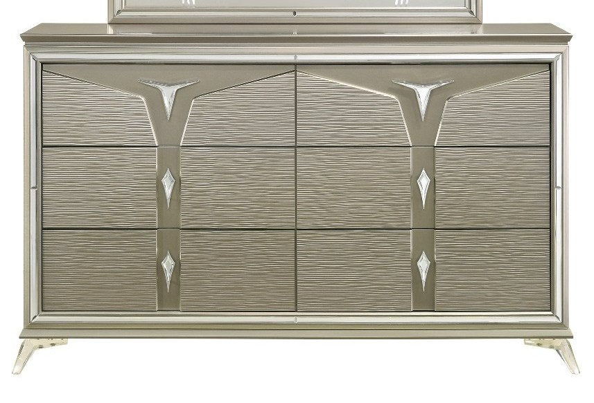 Galaxy Home Samantha Dresser in Silver