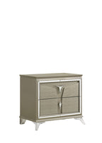 Galaxy Home Samantha Nightstand Silver