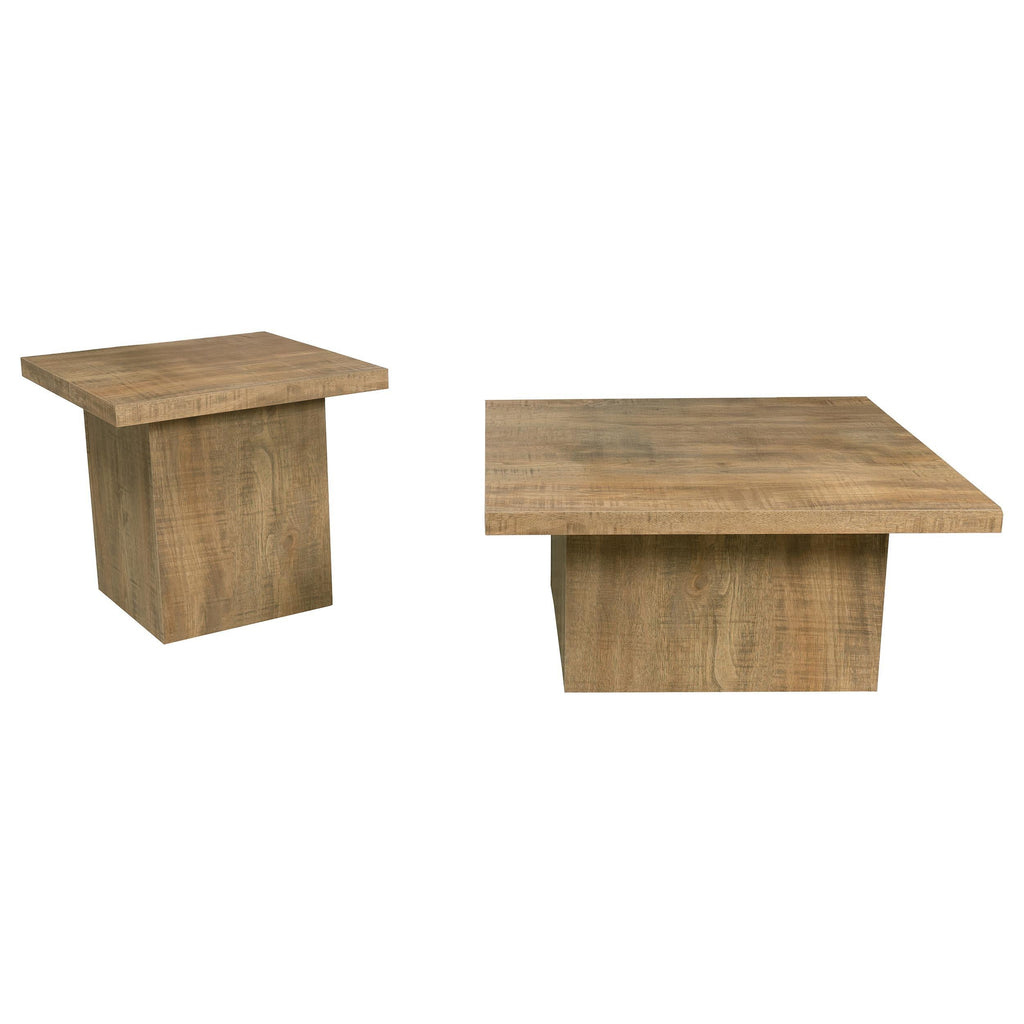 Devar Square Engineered Wood Coffee Table Mango Brown