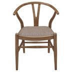 Dinah Wood Wishbone Dining Side Chair Walnut (Set of 2)