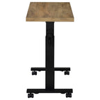 Westpark Height Adjustable Mobile Bedroom C-Table Black