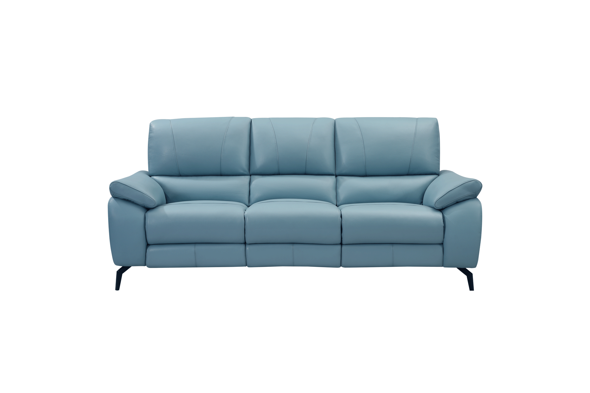 ESF Furniture - 2934 2 Piece w/Electric Recliner in Blue - 29341BLUE-2SET