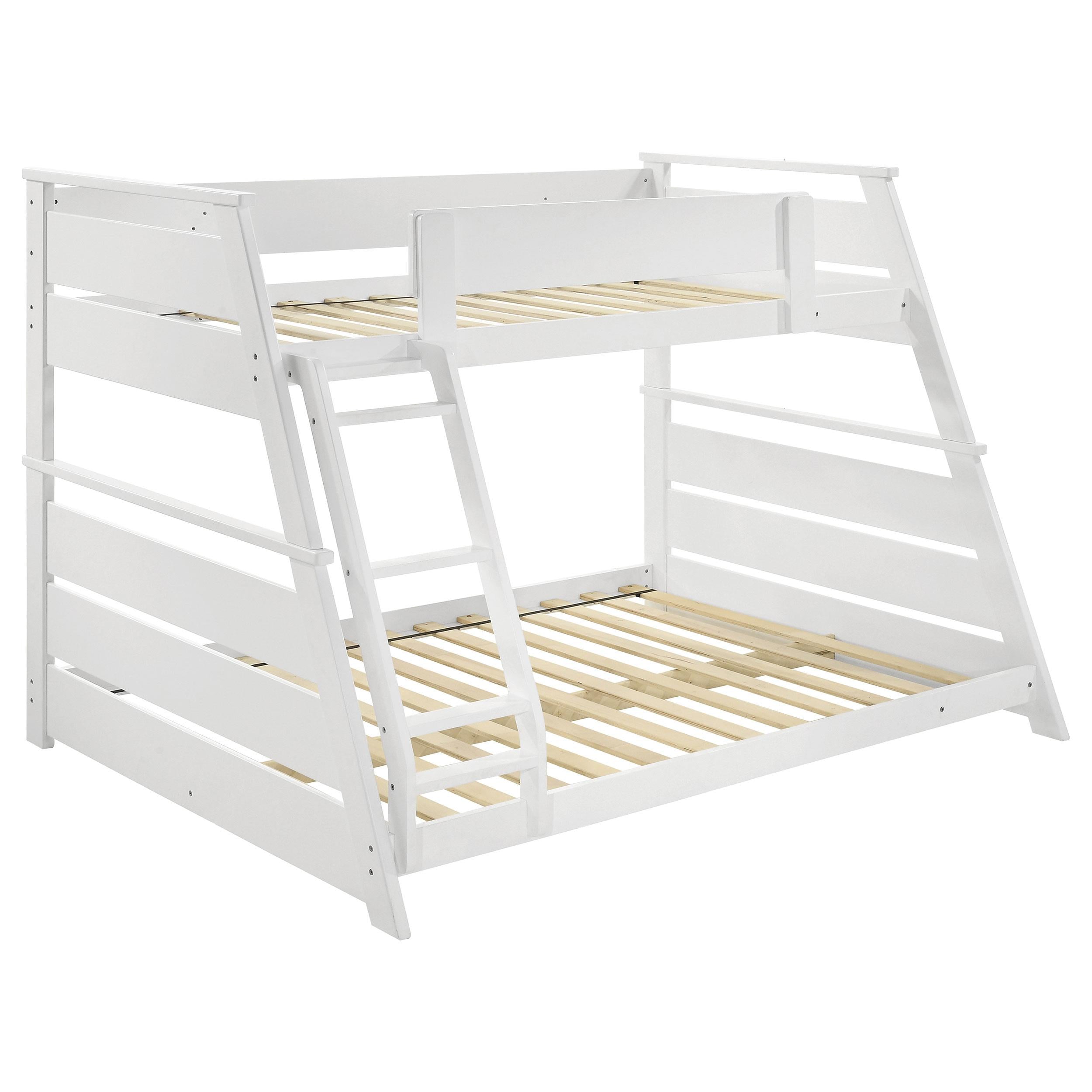 Holden Wood Veneer Twin Over Full Bunk Bed Walnut