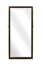 Durango 80-inch Standing Floor Mirror Smoked Peppercorn