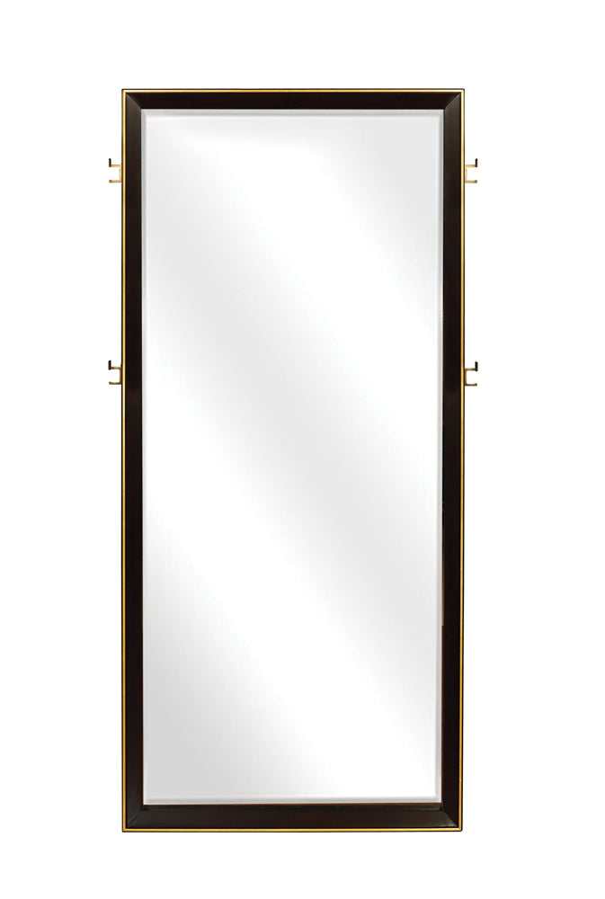Durango 80-inch Standing Floor Mirror Smoked Peppercorn