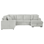 Devonshire Sleeper Sectional Sofa Storage Chaise Camel