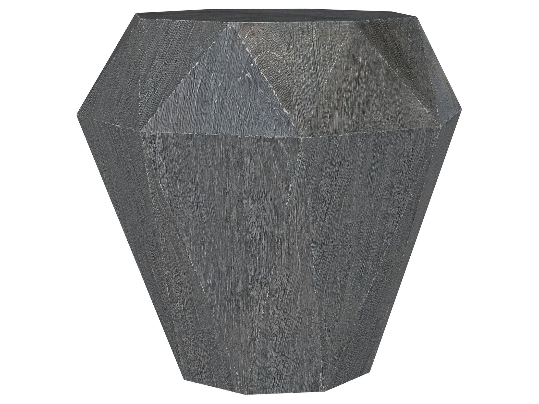 Jacinto Octagonal Solid Mango Wood Side Table Natural Brown