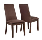 Spring Creek Upholstered Dining Chair Chocolate (Set of 2)
