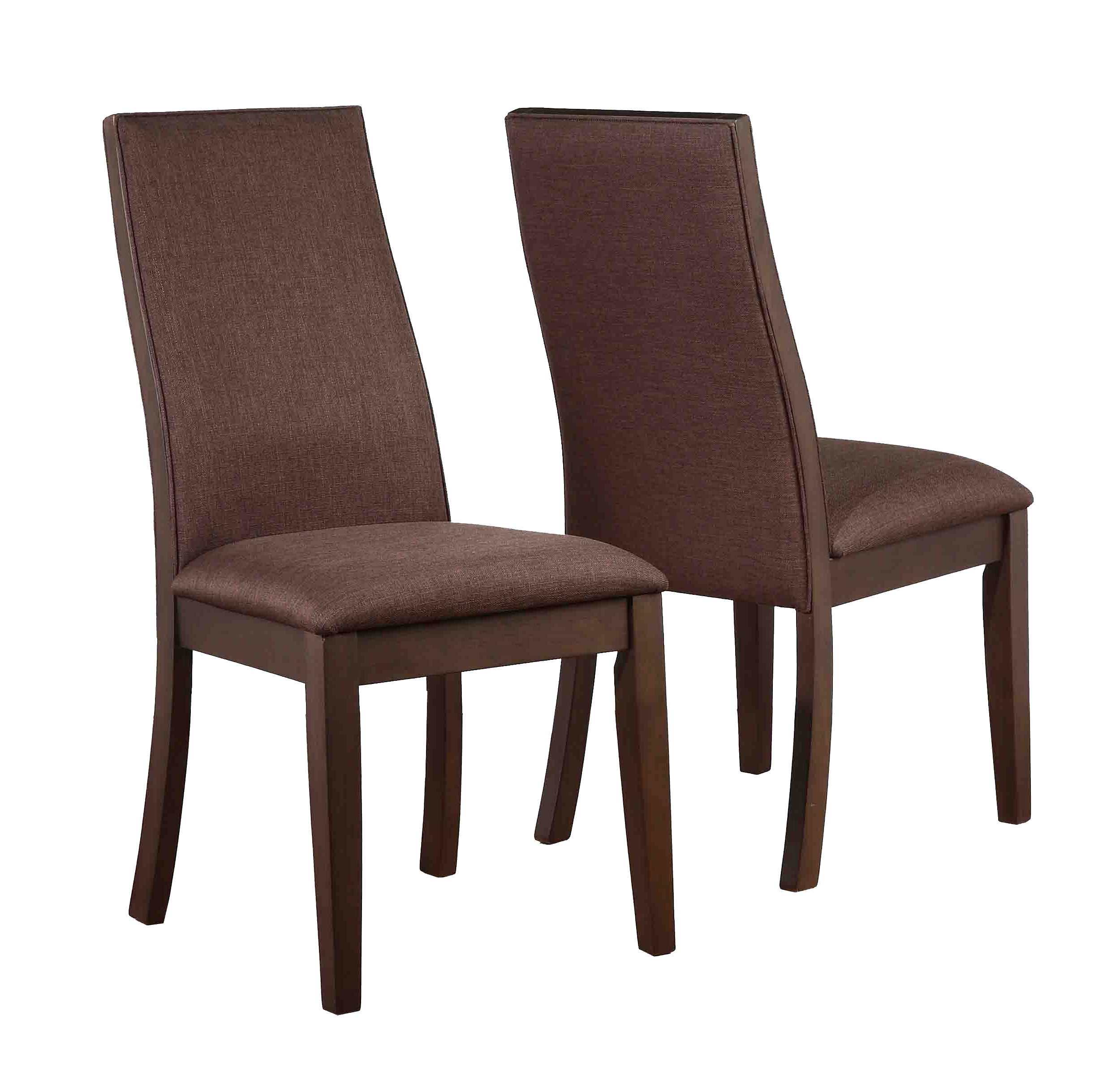 Spring Creek Upholstered Dining Chair Chocolate (Set of 2)
