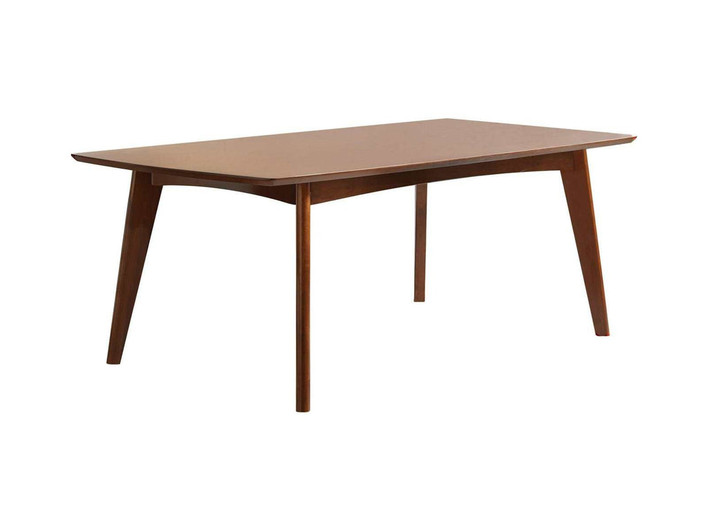 Malone Rectangular 78-inch Wood Dining Table Dark Walnut