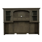 Hartshill 66-inch 5-drawer Credenza with Hutch Burnished Oak