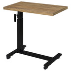 Westpark Height Adjustable Mobile Bedroom C-Table Black