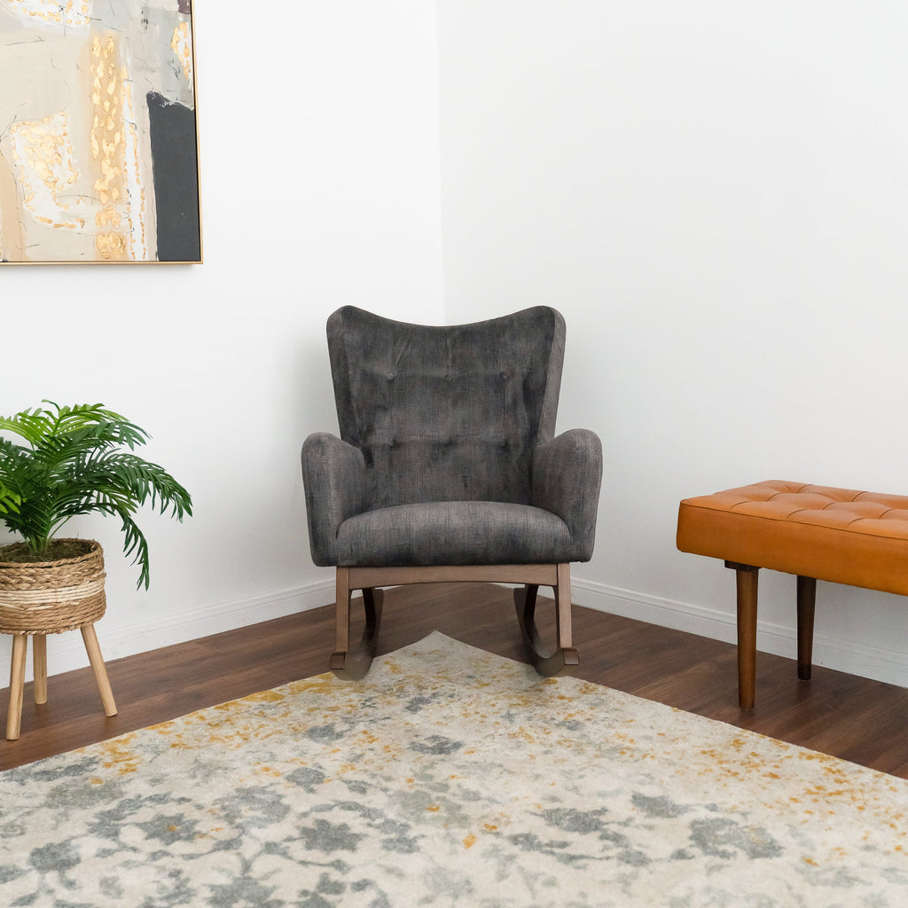 Alistair Gray Fabric Rocking Chair