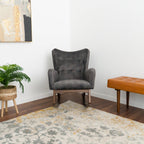 Alistair Gray Fabric Rocking Chair