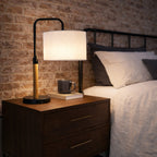 Arcus Paniz Simple Table Lamp with Cylinder Shade