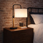 Arcus Paniz Simple Table Lamp with Cylinder Shade