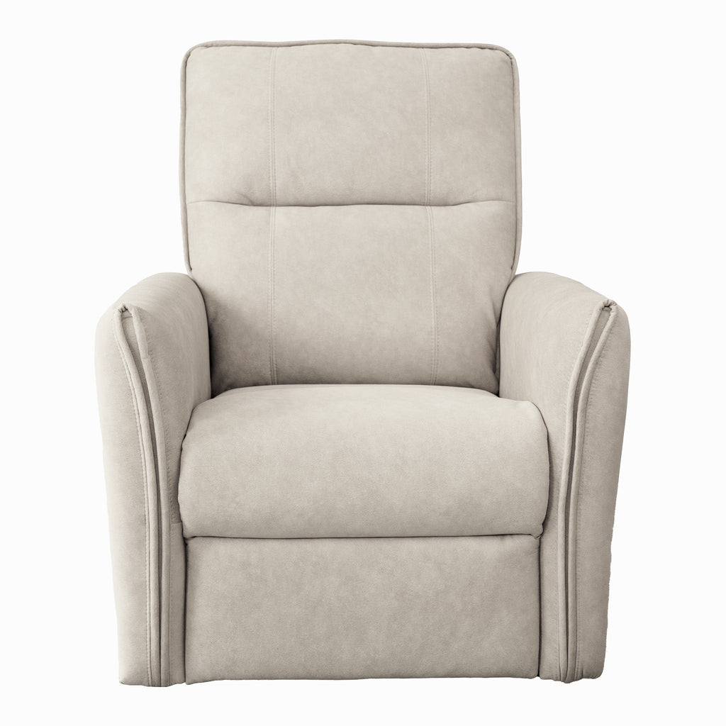 Asheville Cream Suede Recliner Chair