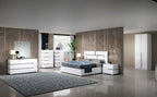 ESF Furniture - Athena Queen Bed in White - ATHENA-Q-WHT