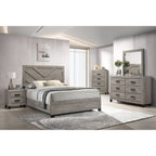 Avery Light Grey Bedroom Set