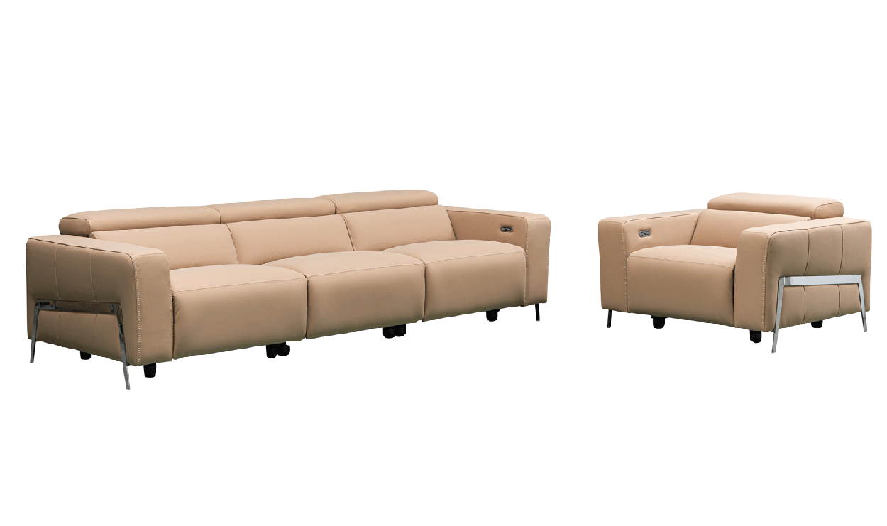 ESF Furniture -  B2112 Power Reclining Sofa in Mat - B2112-S-MAT
