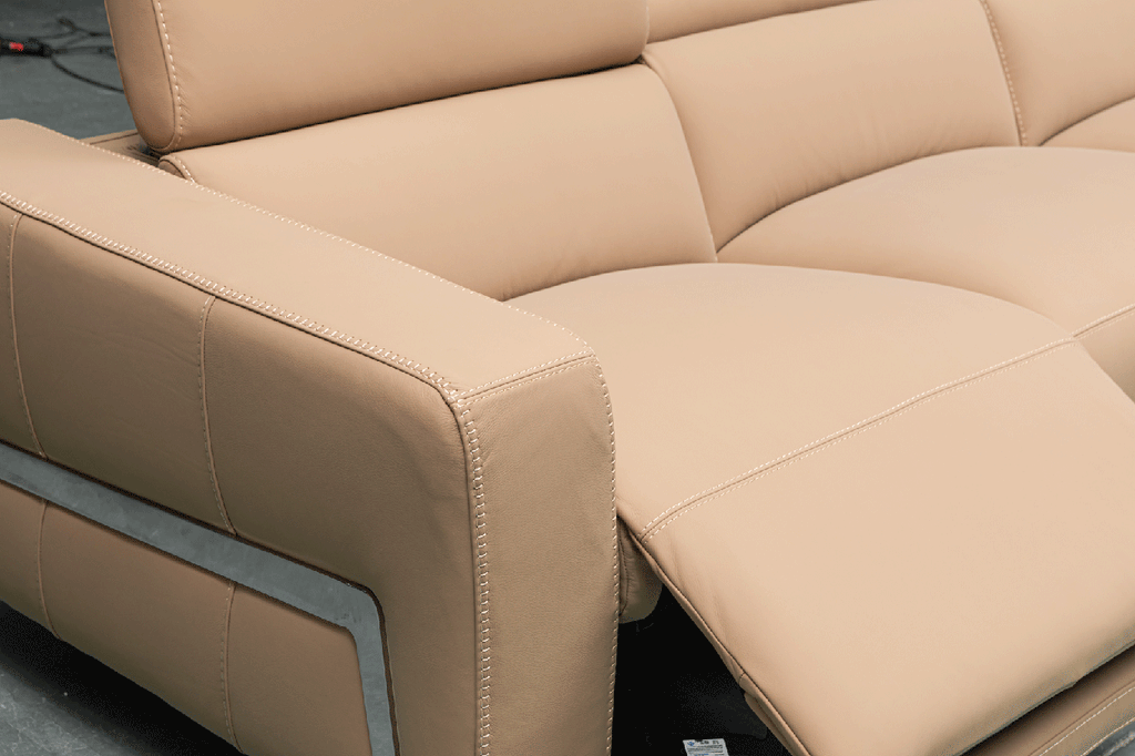 ESF Furniture - B2112 Power Reclining Living Room Set in Mat - B2112-SC-MAT