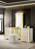 Mika Vanity Set with Stool