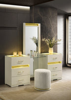 Brillia Vanity Set with Stool