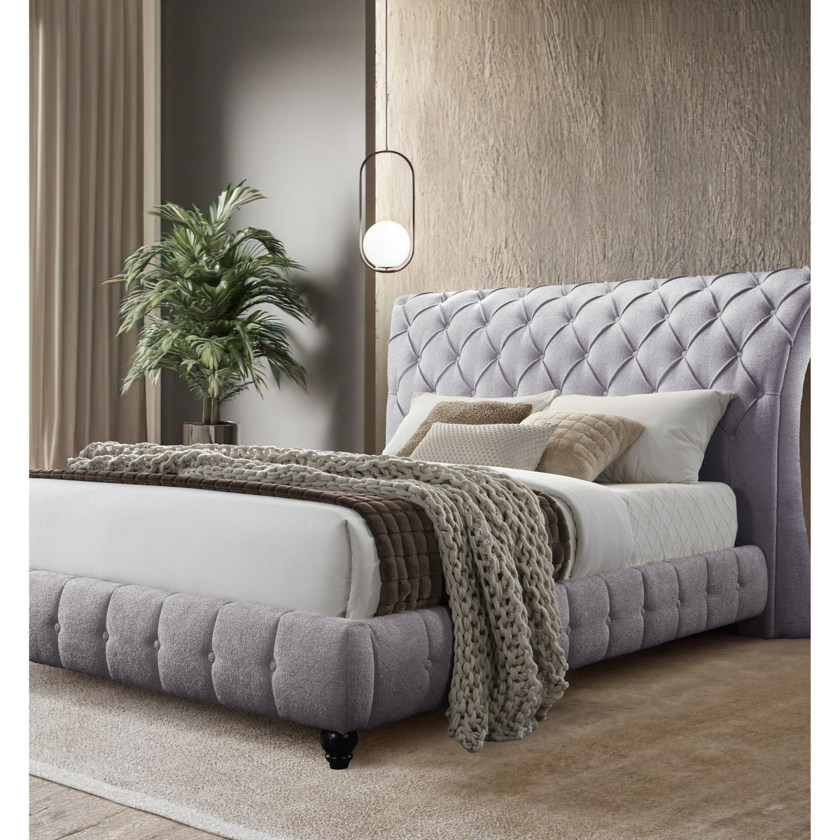 Everly Grey Bed