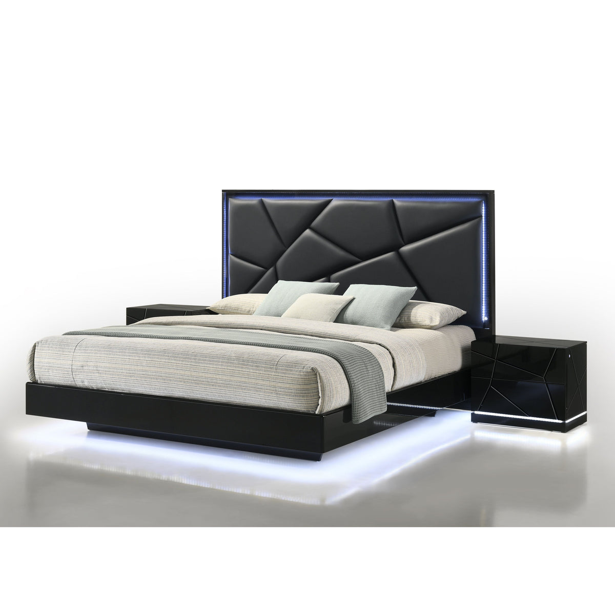 Naomi Black Bedroom Set
