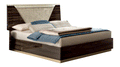 ESF Furniture - Smart King Size Bed in Walnut - SMARTKSWALNUT