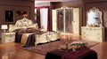 ESF Furniture - Barocco 5 Piece Queen Bedroom Set in Ivory - BAROCCOBEDQ.S-5SET