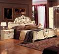 ESF Furniture - Barocco 3 Piece Queen Bedroom Set in Ivory - BAROCCOBEDQ.S-3SET